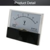 Fielect 44C2 DC 0-50V Analog Panel Voltage Gauge Volt Meter