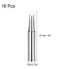 sourcing map Soldering Iron Tips 4mm x 6.5mm Bevel Edge
