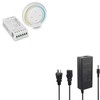 PAUTIX Single Color+CCT LED Controller Kit,2.4G RF Wireless Remote Control,2in-1