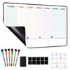 TIMCLUTCH Magnetic Dry Erase Weekly Planner with Hourly Time Slots