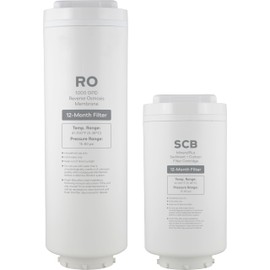 SpiroPure Filter Cartridge Replacement Set for 1000 GPD Tankless RO System with Remineralization One-Year Reverse Osmosis Water Filter Set SP-RO1025