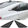 IKON MOTORSPORTS, Window Louver Compatible with 2022-2025 Honda Civic 11th