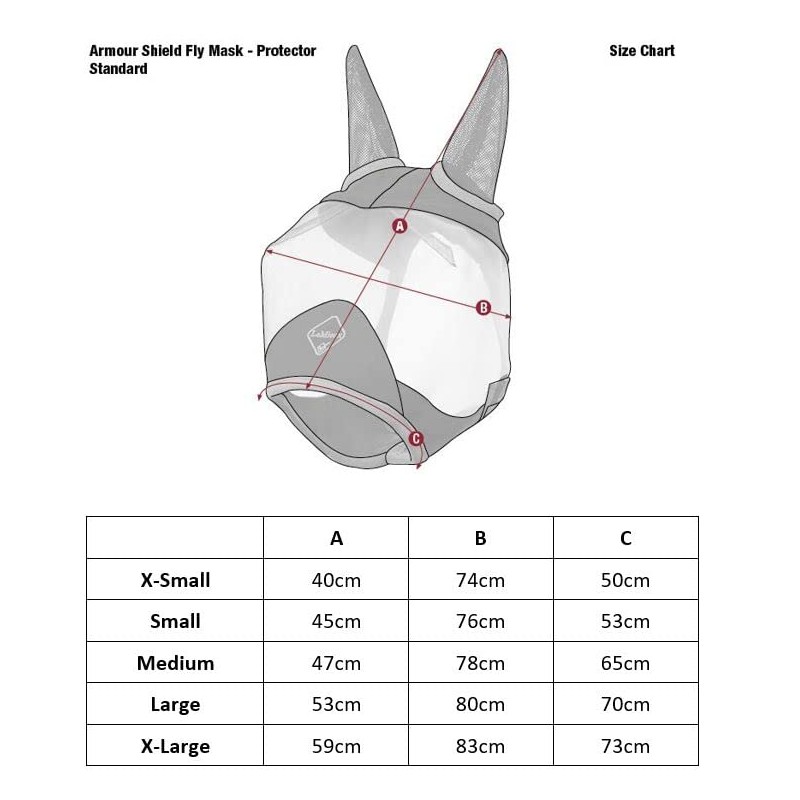 LeMieux LeMieux Horse Armour Shield Pro Half Masks in Navy