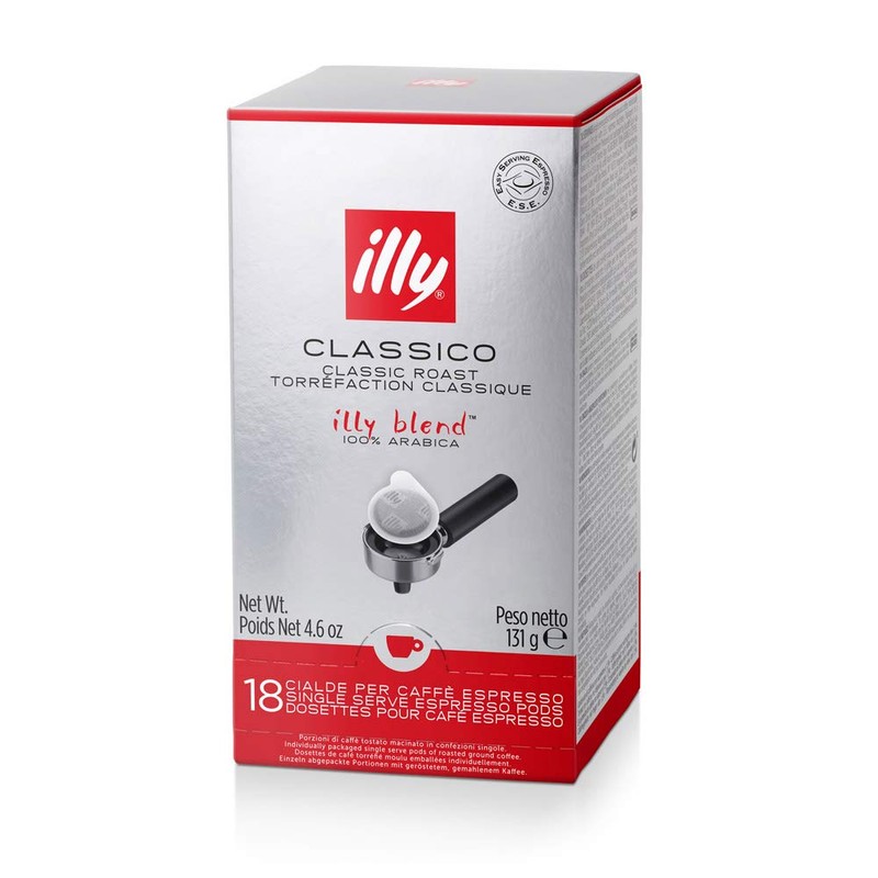 Illy Blend Pods Individually Wrapped Medium Roast (Classico) 18P Pod