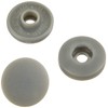 Nippon Chuko Easy Snap Buttons Gray φ0.5 inches (13 mm)
