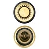 QWORK 1-1/2" NST/NH Brass Fire Hose Spray Nozzle, Heavy Duty