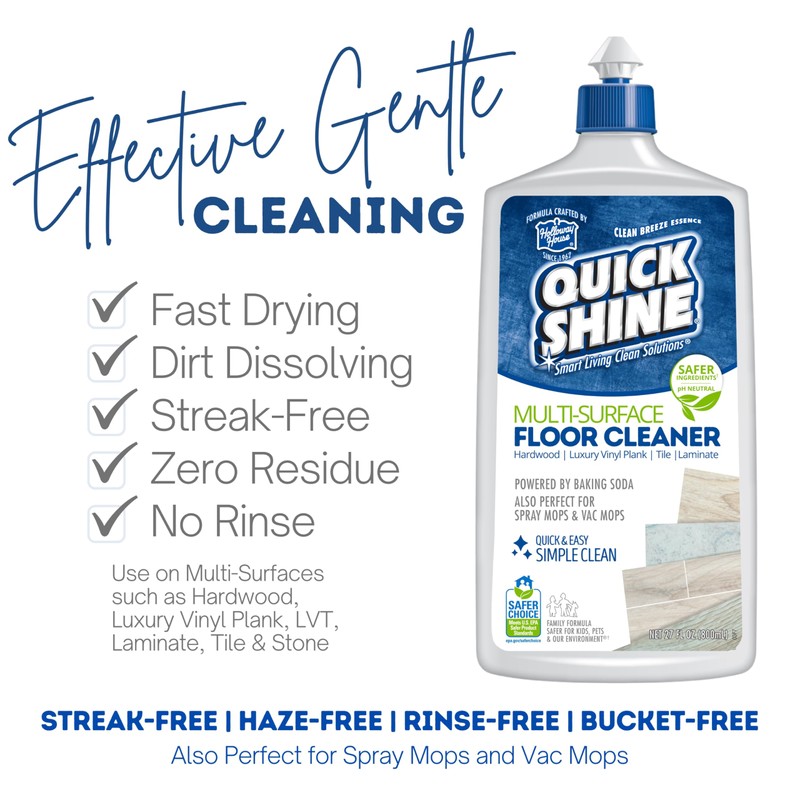 Quick Shine Multi Surface Floor Cleaner 27oz, 2Pk | Ready