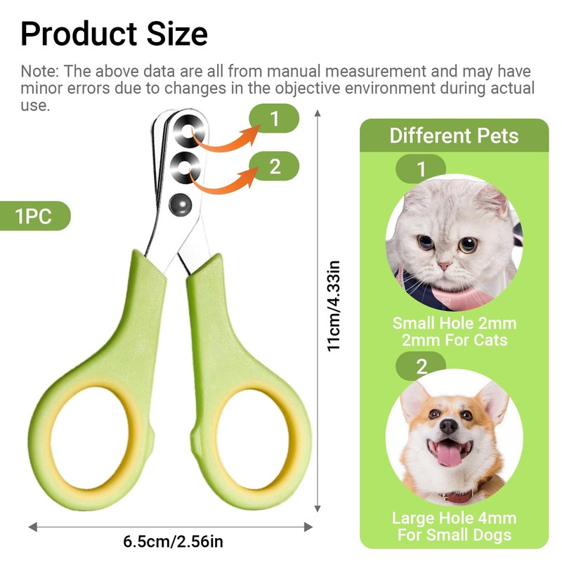 Double Dog Claw Clippers with 2 mm and 4 mm