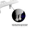 Bidet Attachment Self Cleaning Dual Nozzle Adjustable Water Pressure Cold