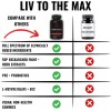 Livmaxn Cheat Death, 20-in-1 Multivitamin Raspberry Lemon 60 Gummies ~