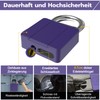 Padlock Fingerprint, Anweller Padlock, Lock with Key, Padlock Weatherproof, Fingerprint