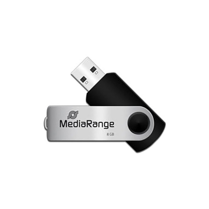 MediaRange Neutral USB Flash Drive 8 GB USB Stick