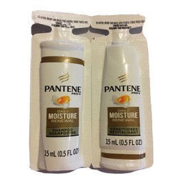 Pantene 3 set Pantene Shampoo and Conditioner 0.5 Oz. Daily Moisture mini samples