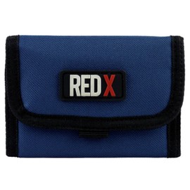 RED X Canvas Tri-Fold Wallet
