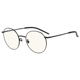 Zoff Boston Type PC Glasses (No Prescription) PC Ultra Type PC Transparent Lenses PC Glasses PC Glasses PC Glasses PC Glasses Men Women Stylish [53 □ 21-142], black (black 19-3911tcx)