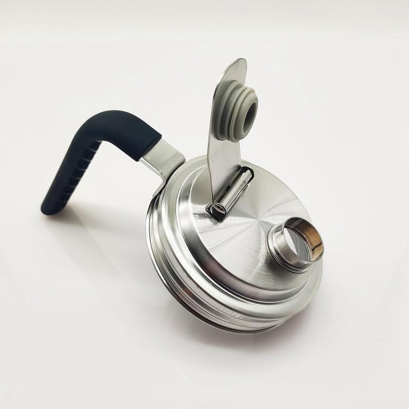 Erpmlyo 2Pc Stainless Steel Wide Mouth Jar Flip Prouting Spout