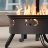 DOINUO Outdoor Portable Gas Fire Pit with Volcanic Stone, Valve