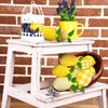 12 Pcs 5 Inch Lemon Tiered Tray Decor Summer Lemon