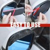 2 Piezas Protectores de Lluvia para Espejo Retrovisor de Auto