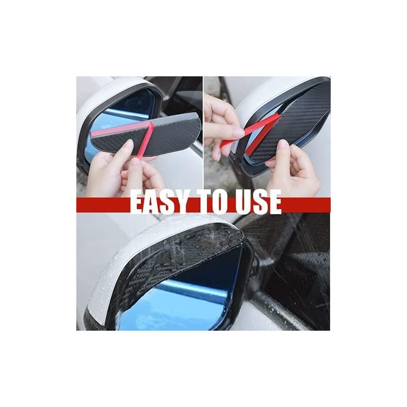 2 Piezas Protectores de Lluvia para Espejo Retrovisor de Auto