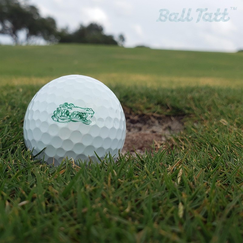 Ball Tatt - Gator Golf Ball Stamp, Golf Ball Stamper,