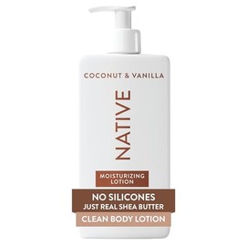 Native- Loción corporal que contiene humectantes de origen vegetal de origen natural para mujeres y hombres | Restaura la piel seca
