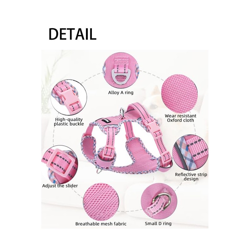 Petank Dog Harness Medium Sized Dog, Puppy Harness Medium Size