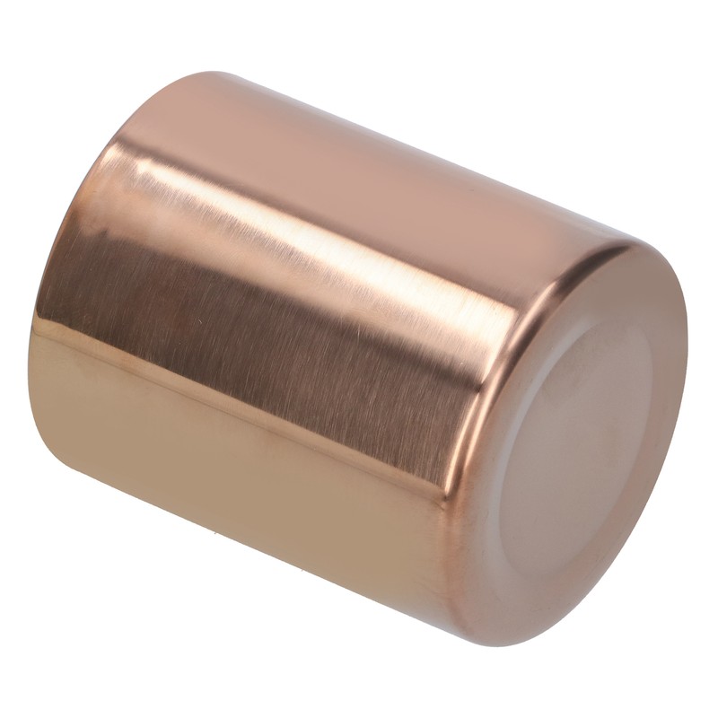 Round Pen Holder Stainless Steel Vase Cosmetic Brush Container Desktop