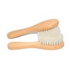 IWOWHERO Shampoo Bath Hairbrush Wooden Handle Wool Brush for Baby