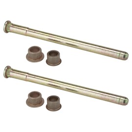 TRQ Door Hinge Pin And Bushing Kit Pair Set Compatible with GMC Chevy Pickup Truck