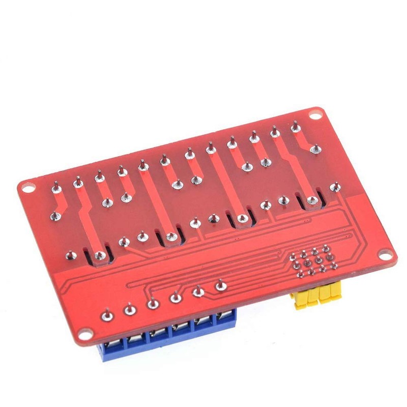 ANMBEST 2PCS 4 Channel 12V Relay Module with Optocoupler High