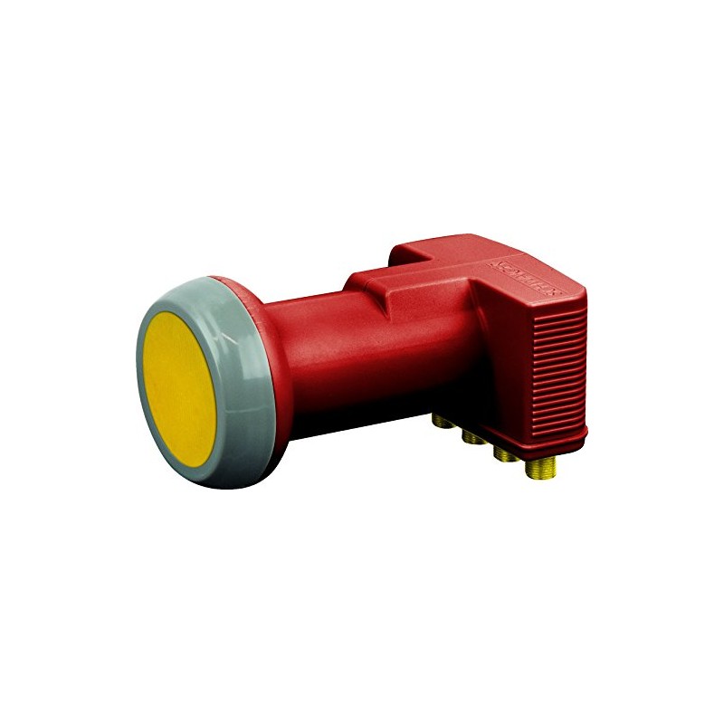 Schwaiger SPS6844R511 LNB Quad 4 Outlets 40mm Brick Red