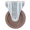 Nylon Caster 4in Fixed Plate Caster Wheel Heat Resistant for