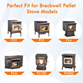 Criditpid Replacement A-E-033 Convection Blower Fan for Breckwell Pellet Stove P22, P23, P24, P26, P2000, P2700, Big E Models, Blower Motor for US Stove 5040 Pellet Stoves.
