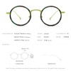 FONEX Acetate Titanium Glasses Frame Men 2024 New Round Eyeglasses