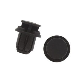 ACROPIX Black 14mm Hole Dia Car Door Trim Fender Plastic Rivets Fastener Clip - Pack of 20