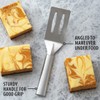 Rada Cutlery Spatula (R114), 3.38x2" Stainless Steel Face, 8.75" Length,
