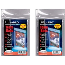 200 Ultra Pro Standard Team Bags 2 Packs of 100 New Team Set Lot Value Pack