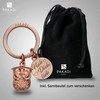 PAKADI Berta Owl Keyring, Rose gold matt, S, Keyring