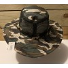 Camo Foldable Breathable Bucket Hat w/ Adjustable Chin Strap