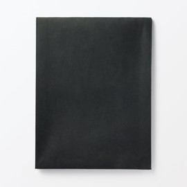 Muji Jeans Label Document Case with Ball String for A4 Dark Grey 84925009