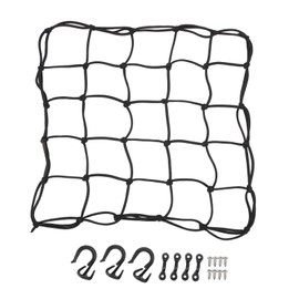 15 Inch Cargo Net Elastic Powerful Protection Versatile High Strength Motorbike Storage Organizer Net For Motorcycle ATVs Boats