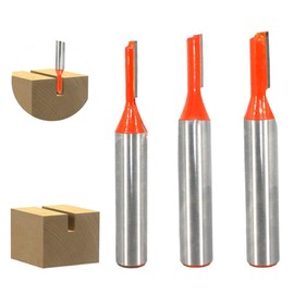 Shaft Groove Cutter, Wood Cutter Cutter, Straight Shank Cutter Set, 3 Professional Groove Cutter Cutting Blades with 8 mm Shank, Woodworking Tool Bit, Milling Cutter Bits for Woodworking, Groove