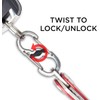KeySmart 5 Pack Quick Disconnect Key Carabiners - Quick Release