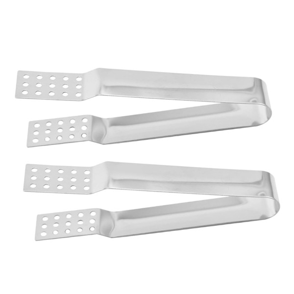 Alipis 2pcs Stainless Steel Ice Tong Replacement Tong for Ice