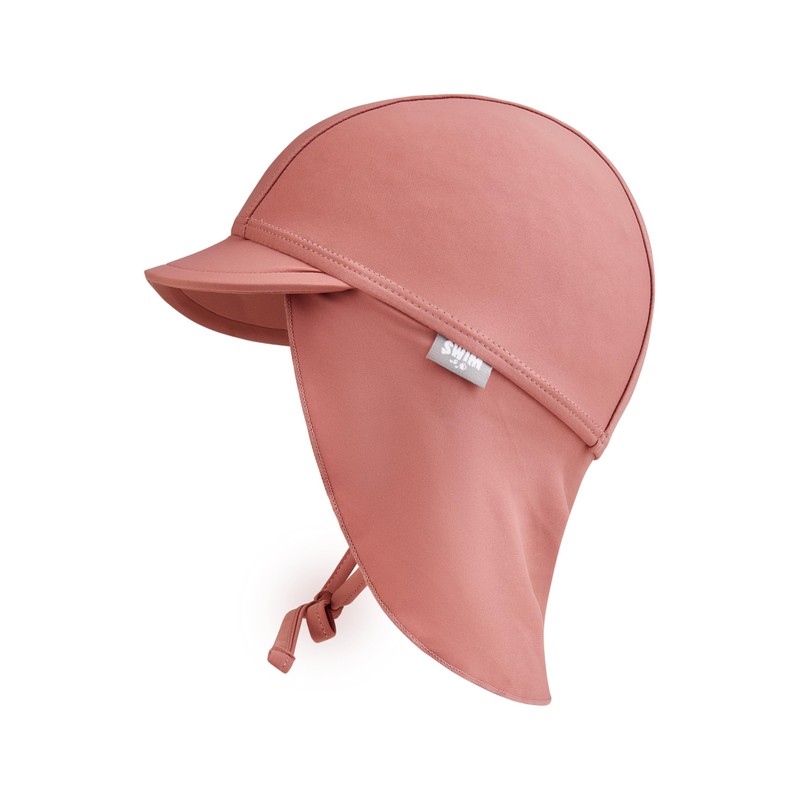 Sterntaler Unisex Peaked Cap Neck Plain Hat, rosewood