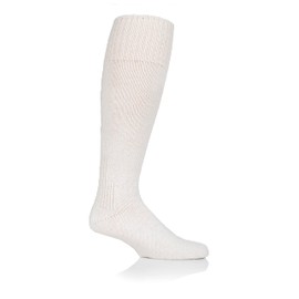 SockShop Workforce Mens Wool Rich Protective Angling Socks Pack of 1 Cream 6-11