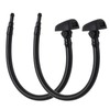 eMagTech 2pcs Car Windscreen Washer Jet Nozzle Hose Connector Windshield