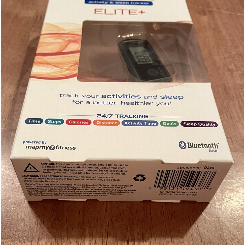 WEGO MySync WeGo ELITE+ Activity and Sleep Tracker 24/7 Tracking