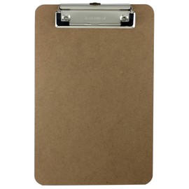 Trade Quest Memo Size 6'' x 9'' Clipboard Low Profile Clip Hardboard (Pack of 1)
